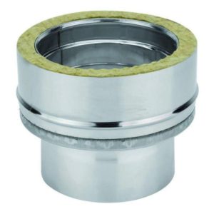 ADAPTADOR CALDERA DOBLE PARED D.80 316I/304E