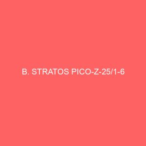 B. STRATOS PICO-Z-25/1-6