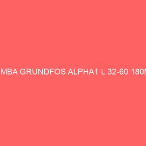 BOMBA GRUNDFOS ALPHA1 L 32-60 180MM