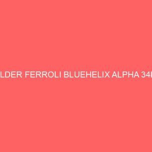 CALDER FERROLI BLUEHELIX ALPHA 34KW
