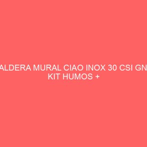 CALDERA MURAL CIAO INOX 30 CSI GN + KIT HUMOS + ACCESORIOS