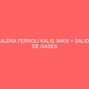 CALERA FERROLI KALIS 34KW + SALIDA DE GASES ESTANDAR