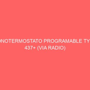 CRONOTERMOSTATO PROGRAMABLE TYBOX 437+ (VIA RADIO)