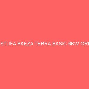 ESTUFA BAEZA TERRA BASIC 6KW GRIS