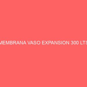 MEMBRANA VASO EXPANSION 300 LTS