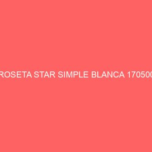 ROSETA STAR SIMPLE BLANCA 170500