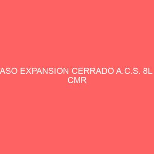 VASO EXPANSION CERRADO A.C.S. 8L 8 CMR