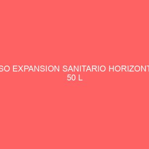 VASO EXPANSION SANITARIO HORIZONTAL 50 L