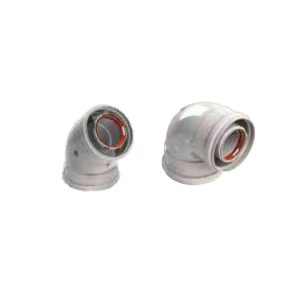 Codo Estanca Coaxial 60/100 - 45°