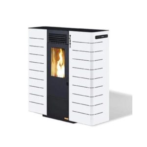 Estufa Pellet BAEZA PYREIAS 10KW Blanca