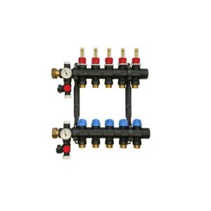 Colector Plástico Suelo Radiante 3 Circuitos