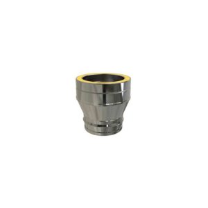 ADAPTADOR AUMENTO D/P - DE 80MM A 100MM - INOX 316/304