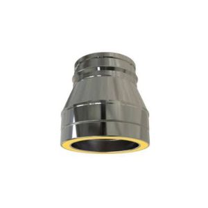 REDUCCION DOBLE PARED - DE 100MM A 80MM - INOX 304/316