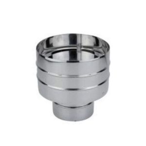 Antiretorno Pellet Ø80mm Inox