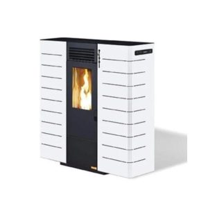 Estufa Pellet BAEZA PYREIAS 8KW Blanca